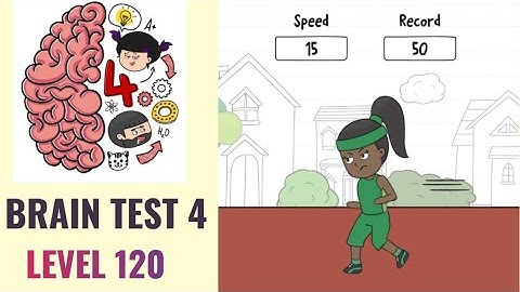 🧠 Brain Test 4 Level 120 | Jenny must break the running speed record | Walkthrough