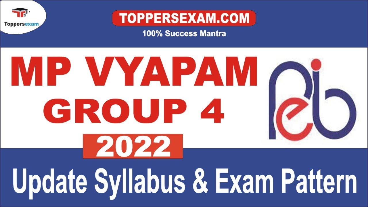 MP VYAPAM GROUP 4 Update Syllabus Pattern 2022 Recruitment Sample MP VYAPAM GROUP 4 Update Syllabus Pattern 2022 Recruitment Sample