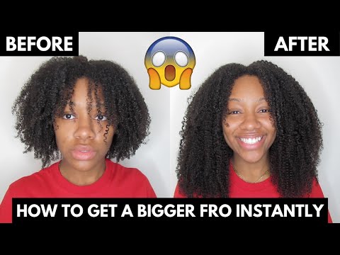 video about Clip in Hair Extension Afro Kinky Curly