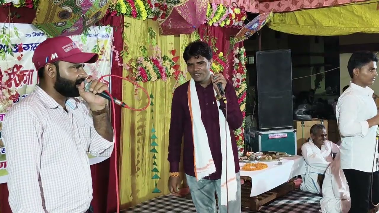 मीणा मिलन समारोह गुड़गांव हरियाणा में सिंगर के आर देवता ओर हरी सिंह धोलान दोनों के जबरदस्त टक्कर 