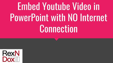 Embed Youtube Video in PowerPoint with no Internet Connection