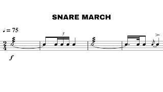 Snare March - Sight Reading Practice 🥁