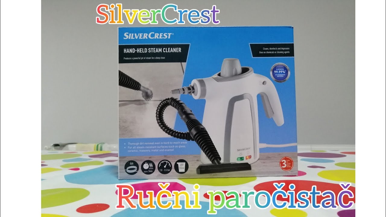 SilverCrest ručni paročistač / HandHeld steam cleaner YouTube