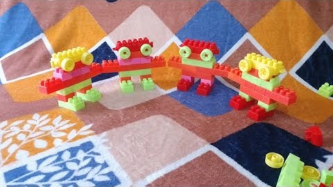 Minutes Satisfying With Unboxing Building Blocks Robot | Cutee Tiny Mini Asmr video Toy Review