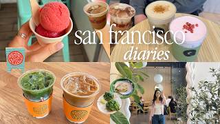 sf vlog 🌉 | finding the best matcha, cafes, wine bars & making the most of the sunny weather