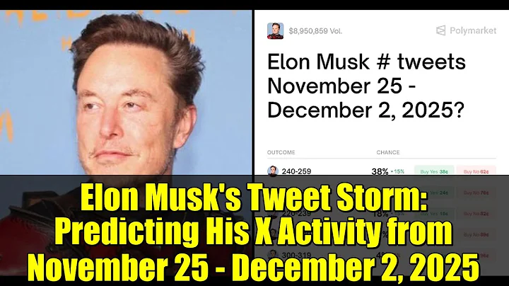 Elon Musk's Tweet Storm: Predicting His X Activity from November 25 - December 2, 2025