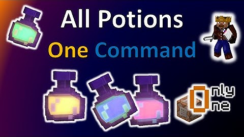 All Potions | One Command Creation | TheBalliBoys