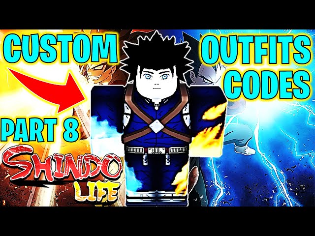 ⭐NEW SHINDO LIFE CUSTOM OUTFITS CODES #38⭐ in 2023