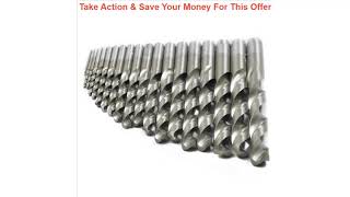 51Pc Engineering Drill Bit Set Hss 1 - 6Mm In 0.1Mm Increments