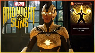 Midnight Suns: Captain Marvel´s Medieval Marvel Suit