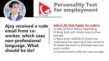 Hoe je slaagt voor een persoonlijkheidstest voor een baan - vragen en antwoorden met oplossingen