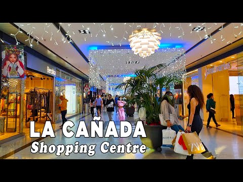 La Cañada Shopping Centre, Marbella - Walking Tour in Malaga, Spain [4K]