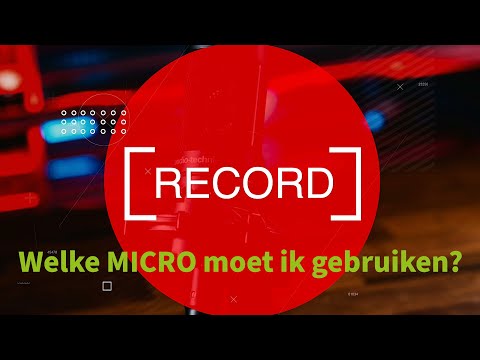 Record your vocals - Welke micro gebruik ik in mijn home studio?