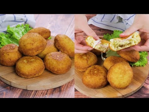 video Potato bombs savory and cheesy really easy to prepare , Worldwide Recipes Potato bombs savory and cheesy really easy to prepare