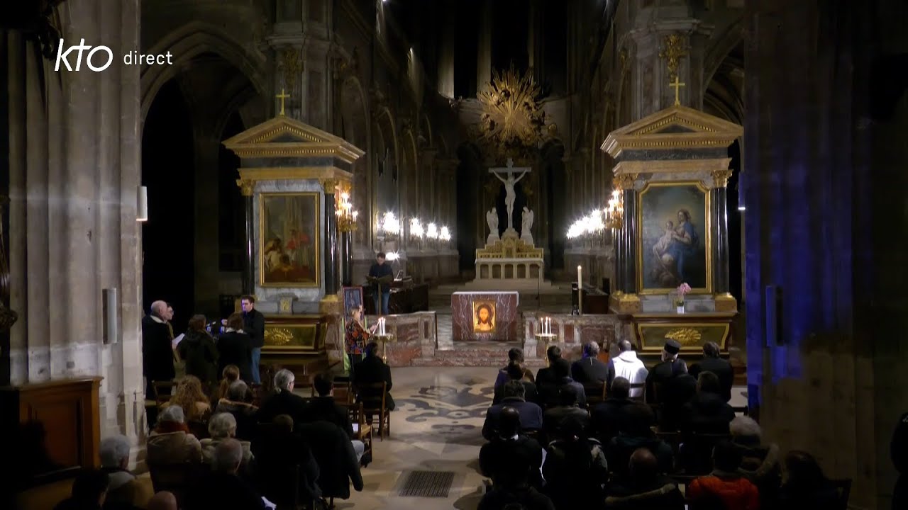 Pri&egrave;re pour la paix depuis l'&eacute;glise Saint Merry