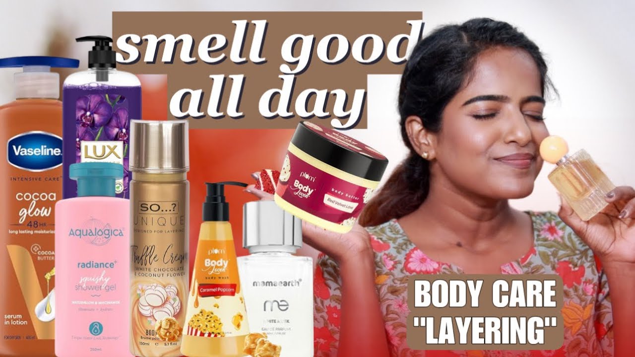 Step by Step Body care perfume Layering Guide to Smell Good All Day🤩