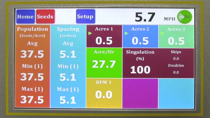 Vanguard Planter Monitor Console