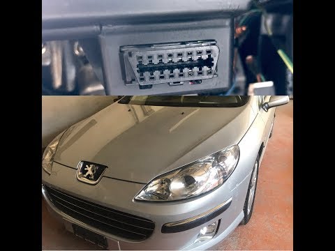 Peugeot 407 2007 OBD2 PORT LOCATION