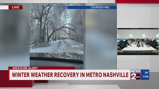Metro leaders provide update after winter storm