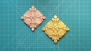 Origami Tessellation Model no. 85-22 Tutorial: Step-by-Step Paper Art Folding | DIY
