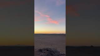 Закат в пустыне #египет #закат #пустыня #закатсолнца