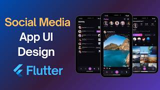 Social Media App UI Design in Flutter screenshot 2