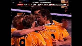 2009 Division 1 NCAA National Volleyball Championship Set 4 UCI VS. USC