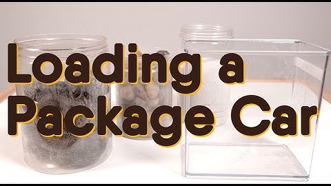 Inside Series - Loading a Package Car - Big Rock Theory - UPS