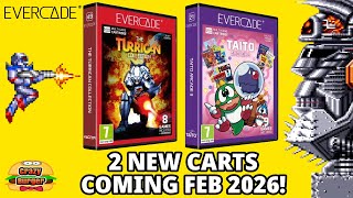 Evercade Carts Revealed For Feb 2026 - The Turrican Collection & Taito Arcade 3
