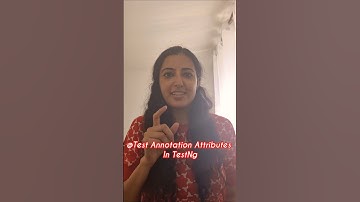 @Test Annotation In TestNG Simplified #TestNG #TestNGAnnotations  #TrendingShorts #shortsfeed