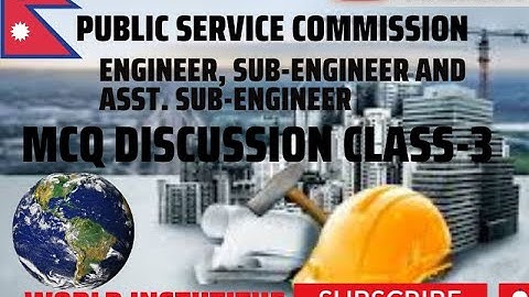 Most waited QAD ( question & answer ) for engineer/ sub engineer/ asst.sub engineer #psc Nepal 😊-3