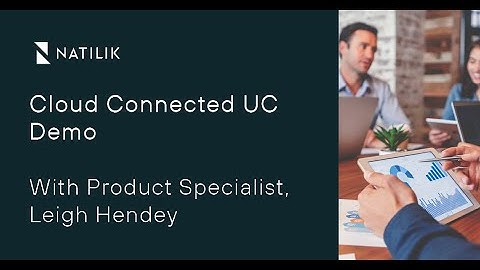 Cloud Connected UC Demo