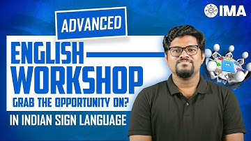Advanced English Workshop in Indian Sign Language! 🤟 @InclusiveMentoringAcademy