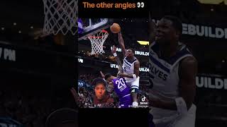 The Other Angles of the Anthony Edwards Dunk #dunk #viral #anthonyedwards #nba