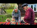 Life Of An 80 Year Old Elderly Couple In A Mountain Village Far From Civilization 