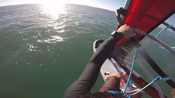 Light wind Neil Pryde F4 Foiling - Maraetai