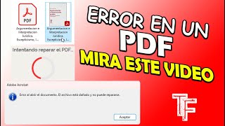 Asi Puedes Reparar Un PDF🛠️➡️📚 | Recuperar Su Contenido✅ screenshot 4
