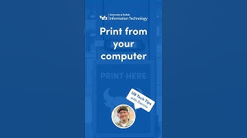 Print from your computer with UB Print Anywhere
