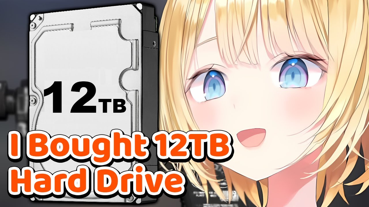 AME Bought A 12TB Hard Drive【Hololive | Eng Sub】