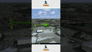 Flying into UK2000 Luton Airport in FSX#FSX #FlightSimulator #LutonAirport #Shorts #new #viral