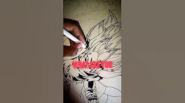 GOKU SSJ3 Drawing Will Blow Your Mind THANK YOU 527 SUBS Goku SSJ3 DragonBall DBZ 