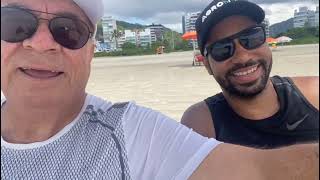 Sertanejo também curti Praia 