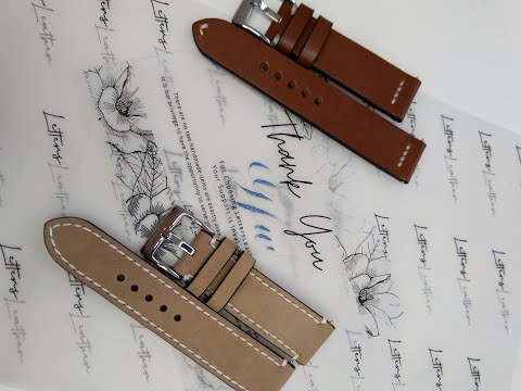 Customized Leather Straps from LettersLeather