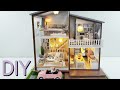 DIY miniature dollhouse kit/미니어처 하우스/ドールハウスキット作り/SLOW TIME/슬로우 타임♡