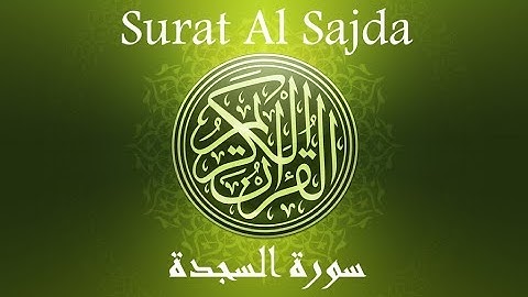 سورة السجدة - Surat Al Sajida