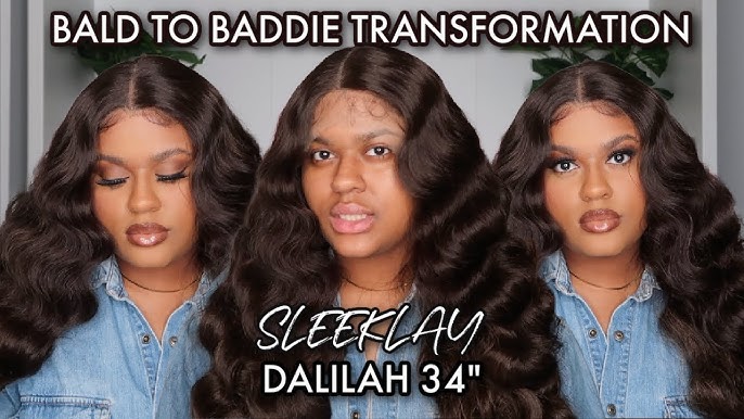 Outre HD Lace Front Wig Sleek Lay Part Dalilah 34 (3DRFFAMBL)