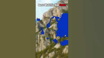 Guess What This Map Is Showing (Solution is in the video description)#mapping #geography #europe
