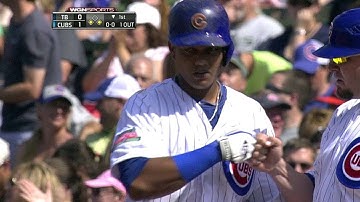 TB@CHC: Castro hits an RBI single to open the scoring
