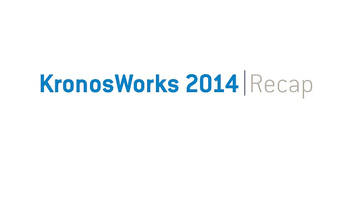 KronosWorks 2014 Recap