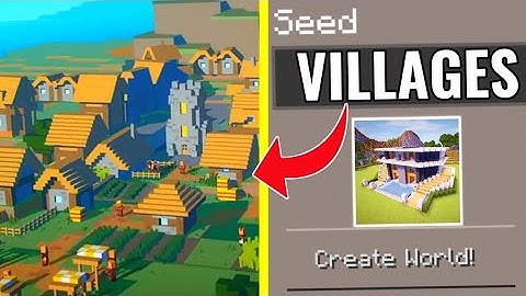 How to find a massive village in craft world